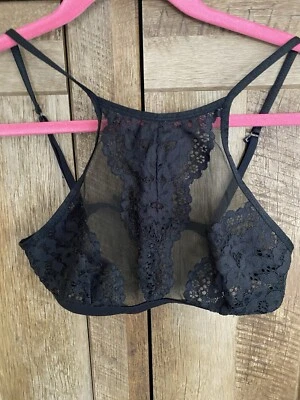 Black Victoria’s Secret Bralette Size S/P NWOT, Very Sheer! - Image 1 of 4