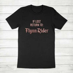 Camiseta unisex If Lost Return To Flynn Rider película enredada princesa Rapunzel - Imagen 1 de 10