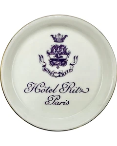 Vintage Ritz Paris Hotel Weiß Porzellan Aschenbecher - Bild 1 von 12