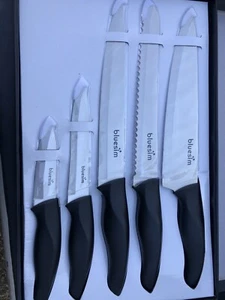 NEW 5 Piece Bluesim Kitchen Knife Set - Picture 1 of 2