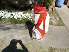 Vintage Wilson Professional Red/White 9 1/2" Staff Golf Bag
