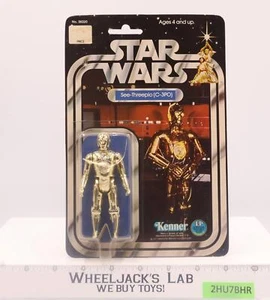C-3PO 12 Back-A Star Wars 1977 Kenner Action Figure NEW MOSC SEALED - Picture 1 of 4