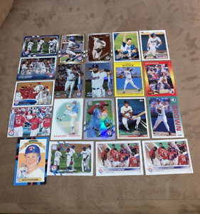 Texas Rangers BIG LOT  Team Cards FOIL Parallels Refractor Pudge Moyer Canseco