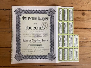 Manufacture Française de FOURCHES (TERRENOIRE 42) (O) - Foto 1 di 1