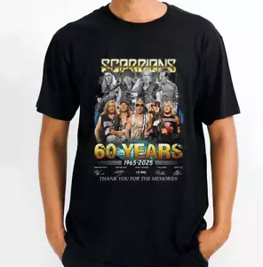 Camiseta Scorpions 60 Años 1965 2025 Gracias por los Recuerdos, Talla S-5XL - Imagen 1 de 4