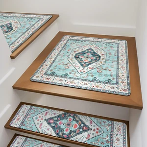 Non-Slip Stair Treads Matching Mat for Wooden Steps, Square Rubber Backing Anti- - Picture 1 of 7