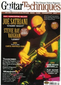 Guitar Techniques Magazine April 2003 Joe Satriani Stevie Ray Vaughan Miles Davi - Foto 1 di 2