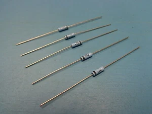 (5) MSC Microsemi JAN1N968B 1N968B Mil-Spec 20V ZENERDIODE AXIAL DO-35 - Bild 1 von 1