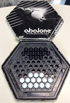 Vintage ABALONE Marble Strategy Hexagon Board Game Missing Instruction Book - Image 1 of 4