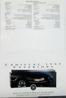 1995 Cadillac Seville Eldorado Exterior Colors Sales Folder Original