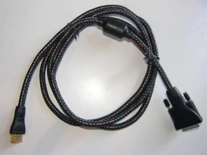 Audioquest Cable DVX to HDMI cable (2m) 6 ft. Gold Plated Connectors Exc. Cond. - Picture 1 of 5
