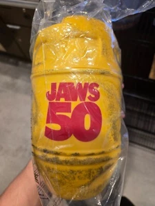 NEW Pre-Order Jaws 50th Movie Theatre Drink Barrel Cup With Straw Collectible - Picture 1 of 2