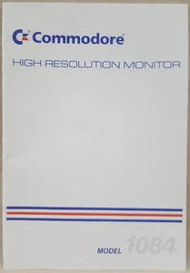 1084 13" COLOR Monitor Multi-Language MANUAL for Commodore 64 128 Amiga A1084 #2 - Picture 1 of 9