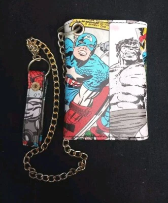 Marvel Comics Captain America Men's Trifold Wallet - Image 1 of 4