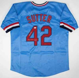 Bruce Sutter Signed St. Louis Cardinals Jersey “306 Saves, H.O.F. 2006”(JSA COA) - Picture 1 of 6