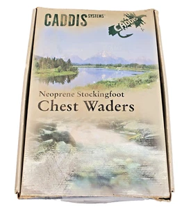 Caddis Men's Forest Green Neoprene Stocking Foot Wader Medium CA5901W8 - Picture 1 of 10