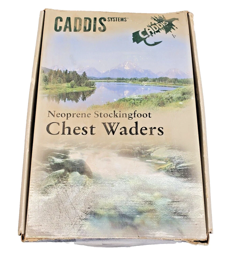 Caddis Men's Forest Green Neoprene Stocking Foot Wader Medium CA5901W8 - Image 1 of 4