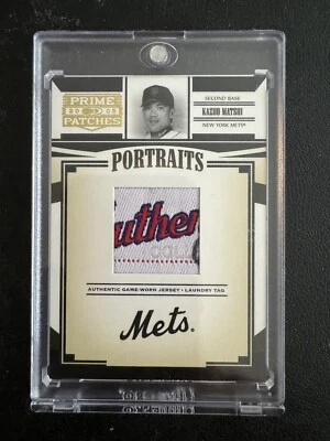 2005 Donruss Prime Patches Kazou Matsui P-34 09/13 - Image 1 of 2