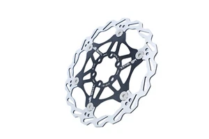 SwishTi Floating MTB E-Bike Cyclocross Cycle Disc Brake Rotor 160mm 6" Black - Picture 1 of 7