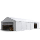 Namiot magazynowy 6x12m Hala namiotowa Namiot przemysłowy Namiot pastwiskowy PVC 700 N biały NOWY