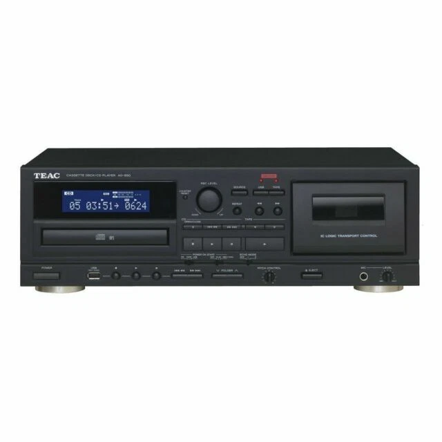 Teac Ad-850 CD cassettes Lecteur de USB Microphone Entrée rapide Shipp Japon EMS