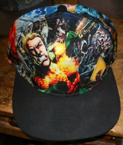 AQUAMAN THE FLASH MARVEL LICENSED HAT ONE SIZE FITS ALL SNAPBACK HAT NWT - Picture 1 of 2