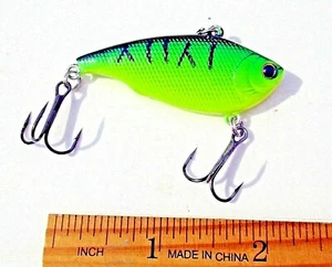 1pc FIRE TIGER 2.25" 1/4oz Lipless CRANKBAIT Bass Fishing Baits Rattle Trap Lure - Picture 1 of 3
