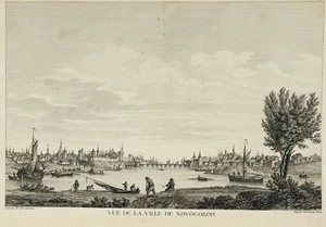 [RUSSIA] LESPINASSE, L. Vue de la Ville de Novogorod. [1783] - Picture 1 of 1