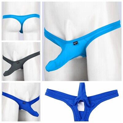 Men Jockstrap G-String Underwear Penis Sheath Briefs Low Rise Bikini Underpants • 7.36€