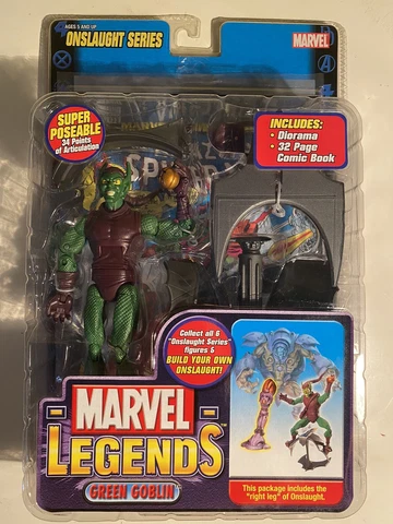 Marvel Legends Green Goblin Onslaught Series Action Figure ToyBiz NIB Cover