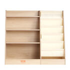 VEVOR 4-Tier Kids Wooden Bookshelf Six Layer Sling Bookcase for Books and Toys