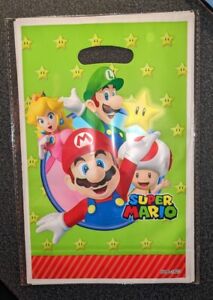 10 X Super Mario LOOT GIFT BAGS Children's Kids Birthday Party Goody bag #game 