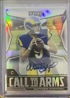 Matthew Stafford Auto /25 Call To Arms Silver Playoff Panini 2021 Rams SSP
