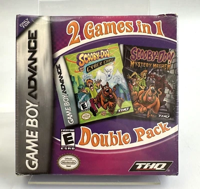 GBA 2 Games In 1: Scooby Doo And The Cyberchase + Mystery Mayhem Factory Sealed - Image 1 of 4