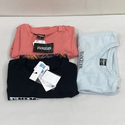 Lot of 3 Avail x Evangelion Collaboration Large L Men's T-shirt JP Import (B12) - Image 1 of 4