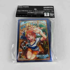 One Piece TCG Official Card Sleeves Set 8 70ct Gecko Nami New Sealed - Imagen 1 de 1