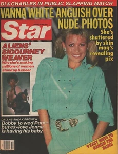 Star Magazine - Aug 12, 1986 - Vanna White - Sigourney Weaver - Di & Charles - Picture 1 of 2
