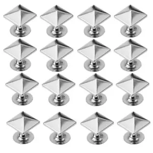 100x Pyramid Rivets Spikes Studs DIY Leathercraft Bag Shoes Belt Clothes Decor - Picture 1 of 5