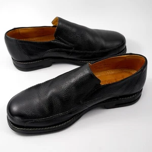 Sandro Moscoloni Men's Loafer Slip On Shoe Size 9D 12010 Black Leather - Picture 1 of 20