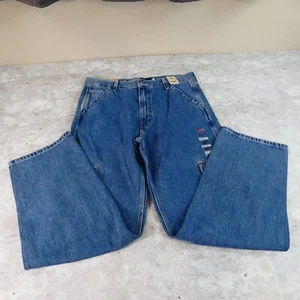 Levis Silver Tab Jean Men 34X32 Blue Loose Cargo Work Baggy Skater Street - Picture 1 of 21