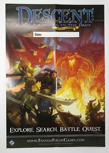 Descent: Journey's in the Dark FFG Promo Poster 13,5" x 19,5"  - Bild 1 von 1
