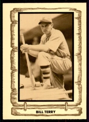 1980 CRAMER BASEBALL LEGENDS SERIES 1 #9 BILL TERRY NEW YORK GIANTS - Image 1 of 2