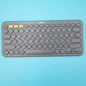 Teclado Bluetooth Multidispositivo Logitech K380 Pebble - Gris Oscuro - Imagen 1 de 4