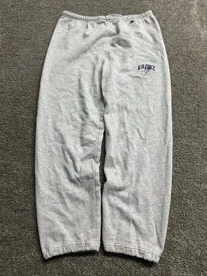 Pantalones deportivos de colección de los 90 Champion de la Fuerza Aérea de los Estados Unidos para gimnasio talla mediana 32x30 Foto 1 de 4