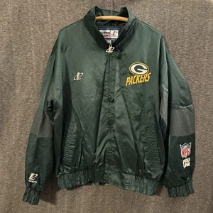 Vintage Green Bay Packers Logo Athletic Pro Line Jacket 90’s NFL Large J10 - Bild 1 von 13