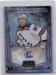 Autógrafos de novato O-Pee-Chee platino 2024-25 RVM cósmico Victor Mancini automático/50 - Imagen 1 de 2