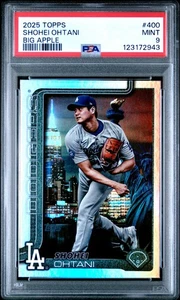 2025 Topps #400 Shohei Ohtani Big Apple PSA 9 Los Angeles Dodgers - Bild 1 von 2
