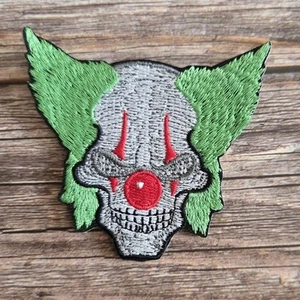 Evil Clown Insane Clown Posse Vibes Horror Skater Y2k Iron On Patch - Picture 1 of 2