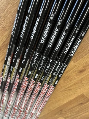 Fujikura Air Speeder Hombre Nuevo Grafito Hierro Eje Set X 8 Punta Paralela 50G REG