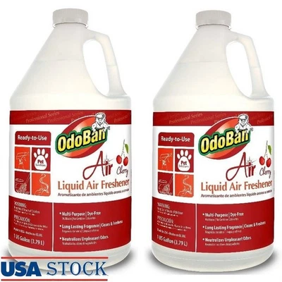 Cherry Liquid Air Freshener Multi-Purpose Odor Eliminator Room Spray 2-Pack 1Gal - Image 1 of 4